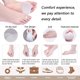 thumbnail image 2 of Almohadillas metatarsianas, 4 Uds., almohadillas para bolas de pies para un alivio rápido del dolor, suela suave, bola de Gel suave hecha de súper elástico, 2 of 5