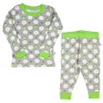 thumbnail image 2 of INTIMO Boys Holiday Snowman All Over Print Cotton Tight Fit Pajama Set 12 Months, 2 of 3