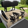 thumbnail image 4 of XYZCANDO Wilderness Bear 2-Seat Golf Cart Seat Cover with 4 Pockets, Non-Slip Washable Terry Cloth Universal Fit Outdoor Golf Accessory, 4 of 8