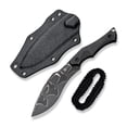 thumbnail image 3 of Civivi Knives Vaquita 2 C047C-DS1 Kukri Black Micarta Damascus Fixed Blade Knife  Cuchillo, 3 of 4
