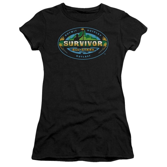 Survivor - All Stars - Juniors Teen Girls Cap Sleeve Shirt - X-Large