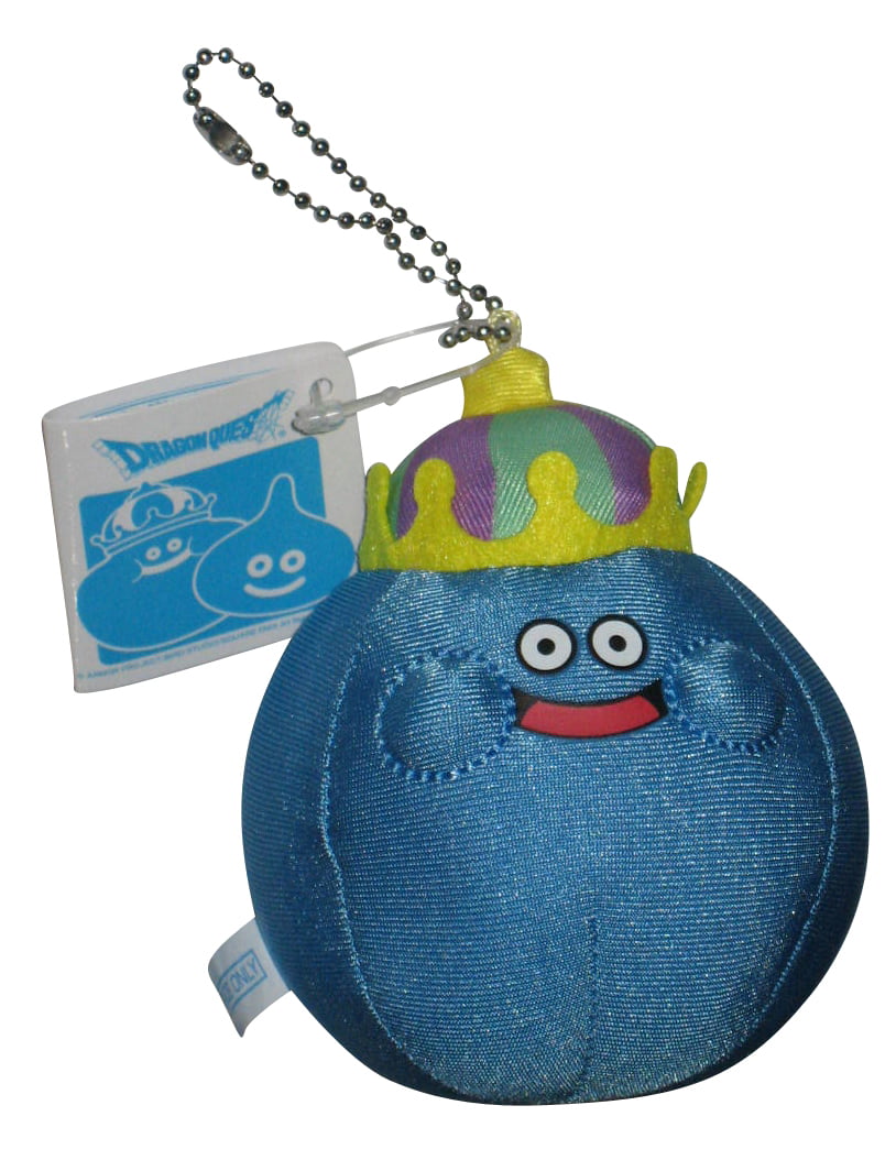 Dragon Quest Smile king Slime plush toy blue Slime 22cm new