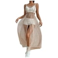 thumbnail image 1 of FhsagQ Paréo Femme Étoile en Maille Robe de Plage Transparente Coupe Ajustée avec Motif Céleste Paréo Femme Noir Dentelle Paréo Femme Rouge Rouge G, 1 of 6