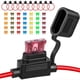 thumbnail image 1 of Paquete de 10 Portafusibles en Línea de 12 V, 12 AWG, Portafusibles Impermeable con 35 Piezas (5 A/7,5 A/10 A/15 A/20 A/30 A/40 A) Fusibles Estándar para Automóvil, 1 of 5