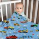 thumbnail image 5 of LHSHID Construction Throw Blanket Construction Truck Blanket for Boys Soft Cozy Flannel Engineering Vehicle Blankets Fluffy Fleece Crane Concrete Mixer Car Blanket for Newborn Baby Kids Gift, 5 of 9