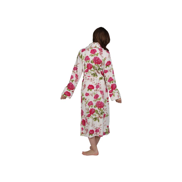 Flower Printed Wearable Bath Towel Long Sleeve Long Bathrobe - Temu