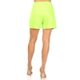 thumbnail image 5 of MOA Collection Women's Essential High Waist Solid Pull-On Shorts for Casual Wear, 5 of 6