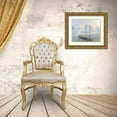 thumbnail image 3 of Hunziker, Steve 18x15 Gold Ornate Wood Framed with Double Matting Museum Art Print Titled - Lonely Lake Morning, 3 of 4