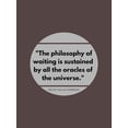 thumbnail image 2 of ArtsyQuotes 19x24 Black Ornate Wood Framed with Double Matting Museum Art Print Titled - Ralph Waldo Emerson Quote: Philosophy of Waiting, 2 of 4