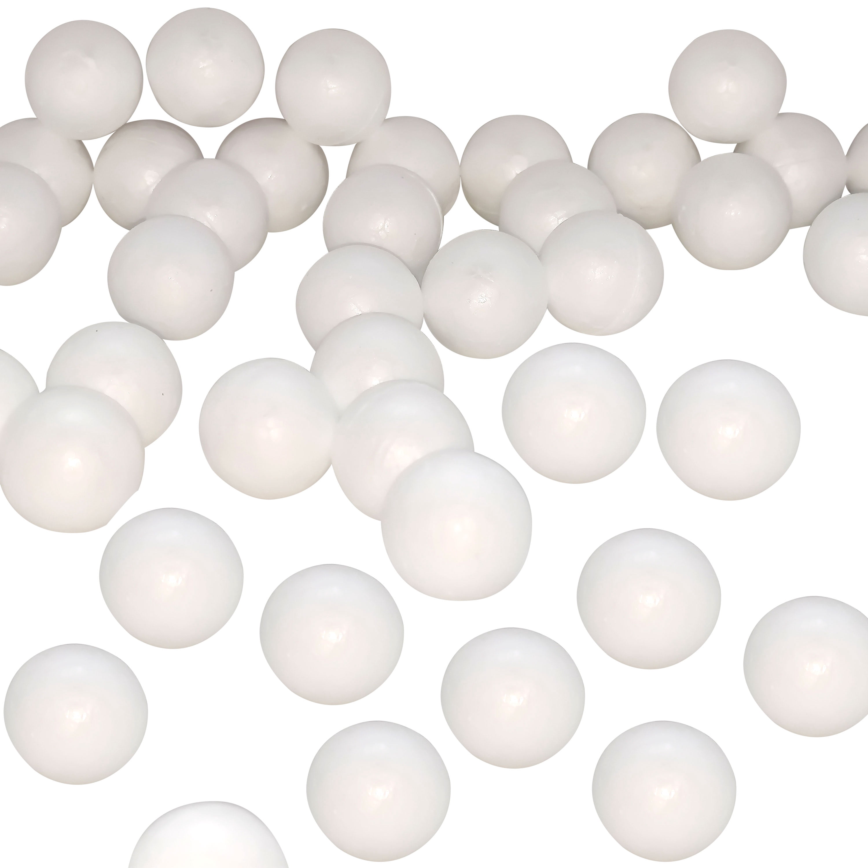 100 Pack 0.8 Inch Empty Foam Balls for Art Decoration Polystyrene Small ...