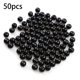 thumbnail image 4 of Juego de 50 cuentas de madera de muñeco de nieve de Navidad, cuentas de granja, regalo de madera estampado en blanco para fabricación de joyas, llavero con borla, envío directo, 4 of 4