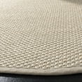 thumbnail image 3 of SAFAVIEH Natural Fiber Clarissa Solid Area Rug, Ivory/Light Beige, 10' x 10' Round, 3 of 8
