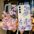 thumbnail image 6 of Shockproof Floral Pattern Clear Acrylic Hard Phone Case Cover for Samsung S24 Plus  S23 Ultra S22, 6 of 9