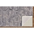 thumbnail image 4 of Feizy Asher Transitional Distressed, Gray/Ivory/Taupe, 5' x 8' Area Rug Sheen Fade Resistant Industrial Geometric Design Carpet for Living Dining Bed Room, 4 of 7