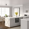 thumbnail image 6 of Evelyn&Zoe Bartlett 9" Wide Semi Flush Mount with Glass Shade in Matte Black/Seeded, 6 of 7