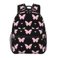 thumbnail image 1 of Disketp Gradient Butterfly Mochila Estampada para Hombre y Mujer – Mochila Ligera Clásica con Múltiples Bolsillos para Universidad, Trabajo y Viajes-One Size, 1 of 5