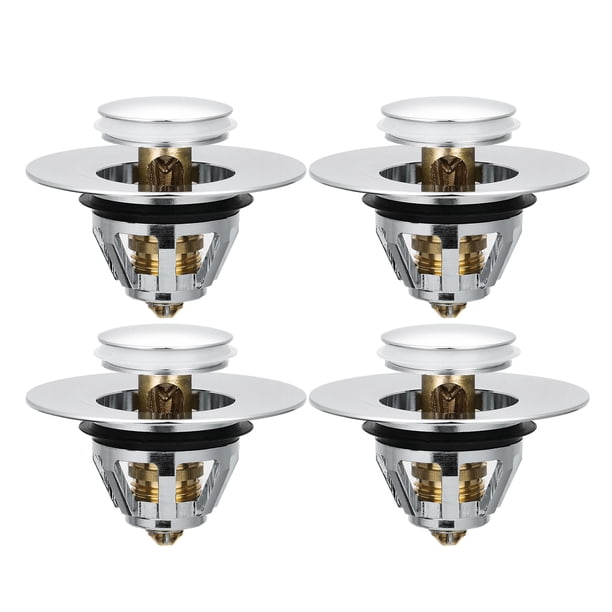 Filtro de desagüe emergente de acero inoxidable Tapón de desagüe universal para fregadero con tapón CACAGOO Tapón