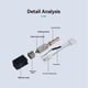 thumbnail image 5 of For Anycubic Kobra S1 Upgraded Ceramic Heating Hardened Nozzle Hotend Kit 24v 48w Print Head Extrude, 5 of 5