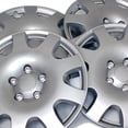 thumbnail image 2 of TuningPros WSC3-502S16 Set of 4  Metallic Silver Hubcaps 16" - Hub Caps Wheel Skin Cover 16 inches 4 Pcs Set, 2 of 5