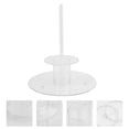 thumbnail image 4 of CIMAXIC cake making tools Simple Baking Tools Cake Shape Base Stands Cake Making Tool (Transparent),7.87"X7.87"X9.84", 4 of 5