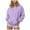 Purple, variant on BOBOGOJP Women’s Oversized Pullover Hoodie – Heavyweight Fleece, Relaxed Fit, Soft Touch, Kangaroo Pocket Sweatshirt Brown for Size XXL