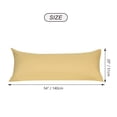 thumbnail image 6 of REGALWOVEN 1Pc Comfortable-Soft Microfiber Pillowcase, Queen Gold, 6 of 7