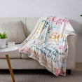 thumbnail image 2 of 50th Birthday Gifts for Women,50th Birthday Decorations Women,Happy 50th Birthday Decorations for Women,50th Birthday Gift Ideas for Her,Wife,Sister,Daughter,Friend,Soft Throw Blanket 50" X 60", 2 of 6