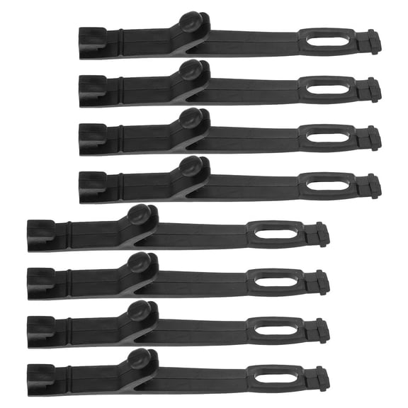 Zehuanyu 8pcs Rubber Straps for Motorcycle Headlights Rubber Strip Headlight Mounting Brackets Anti-Vibration Fixing Headlight Strap Bracket for Outdoor Riding