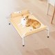 thumbnail image 1 of Cama Elevada para Mascotas Cama para Perros Y Gatos Cuna Portátil con Malla Refrescante de Fácil Mantenimiento Lavable Adecuada para Todas Las Estaci Amarillo, 1 of 8