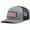 Heather Grey/Black, variant on Mens Beer Pong American Flag Funny Red Party Cup Flag Patch Mesh Back Trucker Hat Baseball Cap, Heather Grey/Black