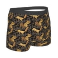 thumbnail image 2 of KLL Squirrel Gathering Nuts Men's Cotton Boxer Briefs Underwear-Small, 2 of 8