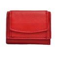 thumbnail image 1 of Carteras pequeñas para mujer, de piel sintética, con cremallera, bolsillo para monedas, tarjetero y ventana para identificación, 1 of 5