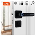 thumbnail image 2 of Serrure de Porte, Poignée de Porte Intelligente Empreinte Digitale Mot de Passe Déverrouillage à Distance Serrure Numérique Application Tuya Entrée Sans Clé pour Portes Serrure Électronique Intelligente, Facile à Installer, 2 of 7