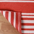 thumbnail image 4 of Modern Stripes Indoor/ Outdoor Area Rug, 3'5" x 5'5", Red, 4 of 9