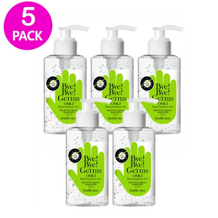 BYE! BYE! Germs OMG! Hand Sanitizer Gel 8.33OZ (5-PACK)