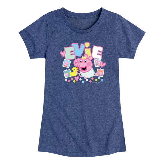 Peppa Pig - Evie Photos - Toddler Girls Short Sleeve T-Shirt