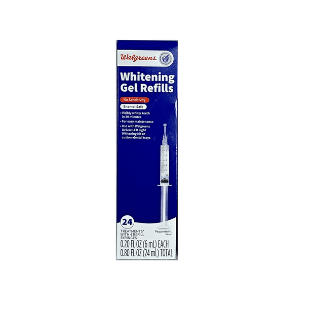 Walgreens Whitening Gel Refills, Peppermint(24 Treatment with 4 Refill