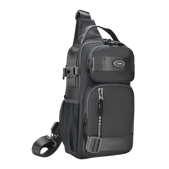 Bolso bandolera para hombre Sunnimix Elegante resistente al desgaste Gris Mochilas bandolera