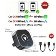 thumbnail image 1 of (-)Nouvel Adaptateur Sans Fil CarPlay/Android Auto pour Android iPhone Voiture Connectivité Boîte Filaire vers Sans Fil Intelligent AI Box USB Dongle Plug And Play Unive, 1 of 5