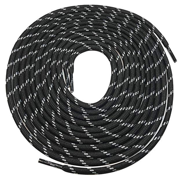 black and white boot laces
