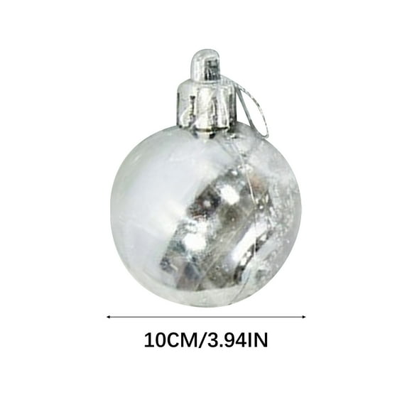 RKSTN Christmas Balls 6-color Christmas Ball Decoration, Shatterproof Christmas Tree Decoration, Wedding Party Decoration Ball, Different Sizes Christmas Decorations