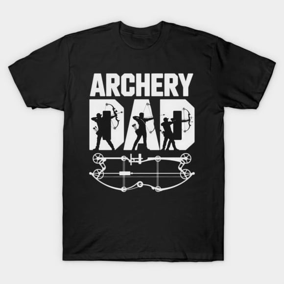 Archery Dad Archer Bow And Arrow Target Shooting Sport Gift Unisex T-Shirt M11586, up to size 5XL