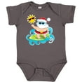 thumbnail image 3 of Inktastic Surfing Santa Boys or Girls Baby Bodysuit, 3 of 5