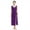 Purple, variant on IBTOM CASTLE Women Lyrical Dance Dress Modern Contemporary V-Neck Backless Split Tulle Skirt S White