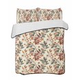 thumbnail image 2 of Fall Leaves Twin Size Down Alternative Comforter, Lightweight Comforter Quilt Bedding Set with Pillow Shams Farmhouse Beige Botanical Branch All Seasons Bed Comforter Duvet Insert 68"x86", 2 of 7