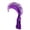 Purple, variant on Turbans for Women Under$10 Printed Turban Sleep Cap - Satin Stretchy Round Hat with Long Tie Ribbon for Night Hair Care