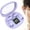 Purple, variant on New Ultra Mini Bluetooth Earbuds,2 Pairs Semi-in-Ear Mini Sleep Earphones,Bluetooth Earbuds in-Ear Noise Cancelling Mic for Side Sports Work,Ear Buds Led Power Display(Black)