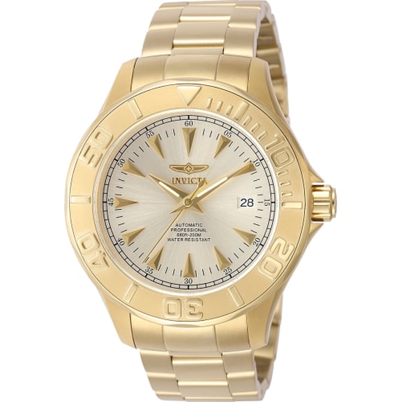 Invicta Men's Signature 7039 Gold Stainless-Steel Plated Automatic Self Wind Diving Watch