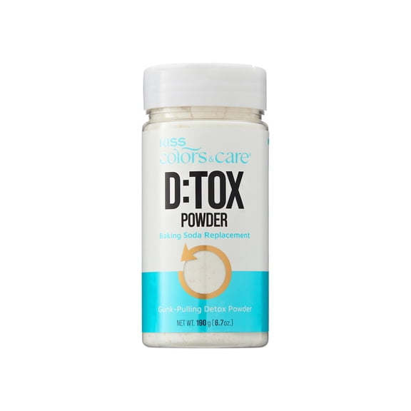 KISS Colors & Care D:TOX Powder, Gunk-Pulling Detox Powder, Adult, 226g (8 oz.)