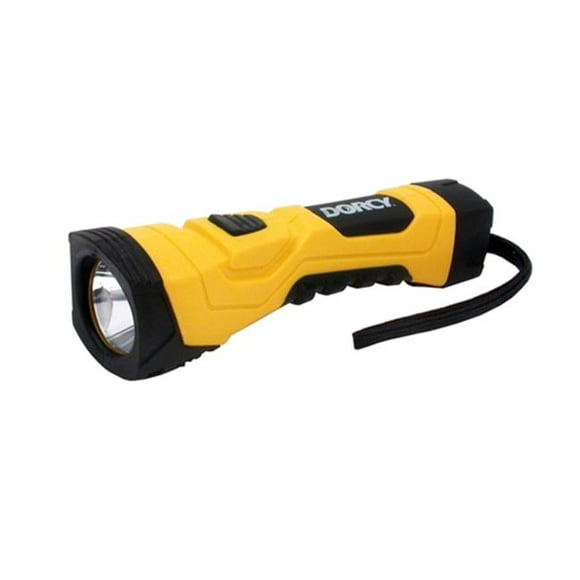 Dorcy Lampe de Poche LED 180 Lumens 4AA - Jaune/noir